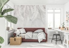 Wall mockup - Wallpaper mockup - Scandinavian room scene Product Image 12