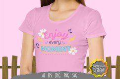 Hand Drawing Enjoy Every Moment SVG Product Image 1