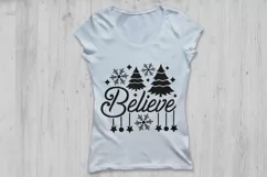Believe Svg, Christmas Svg, Believe Christmas Svg. Product Image 2