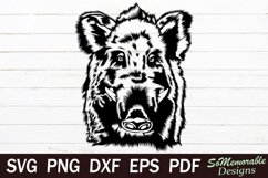 Boar wild SVG cut file, Boar wild svg design Product Image 1