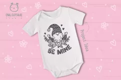 Valentine Gnome svg , Gnome with floral decor Svg, Valentine Product Image 11