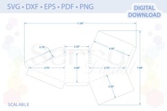 Download Cake Slice Box Template Favor Box Gift Box Template 695437 Paper Cutting Design Bundles