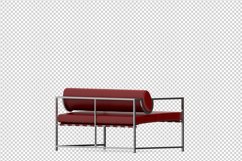 Isometric Arm Chair 3D isolated render Product Image 1