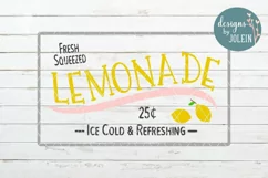 Fresh Squeezed Lemonade SVG, DXF, PNG Product Image 3