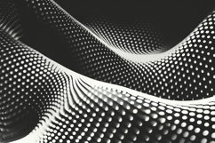 Abstract Black and White Waves Background Wallpaper Product Image 1