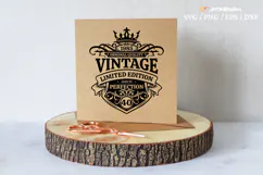 Vintage 1985 svg, Happy 40th birthday svg Product Image 4