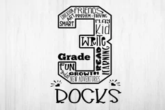 3rd grade rocks svg first day of 3rd grade shirts svg dxf Product Image 2