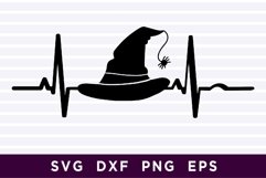 Witch heartbeat SVG Product Image 1