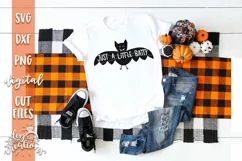 Just A Little Batty- SVG - DXF - PNG Digital Cut Halloween Product Image 2