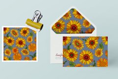 Sunflowers Digital Papers Product Image 3