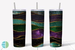 Galaxy Agate Skinny Tumbler Sublimation Designs Geode Stars Product Image 7