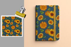 Sunflowers Digital Papers Product Image 5