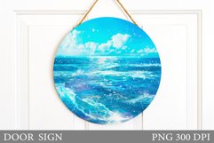 Sea Door Sign Sublimation. Sea Sublimation Product Image 1