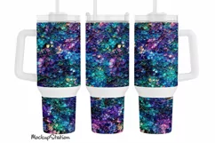 Mermaid Tail 40 oz Quencher Tumbler Wrap PNG | Fish Scales Product Image 1
