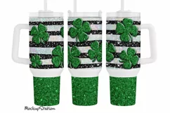 St Patrick's 40 oz Quencher Tumbler Wrap PNG | Stanley Cup Product Image 1