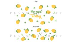 Bundle 6 Lemon 40oz Tumbler Sublimation Wrap SVG Product Image 11