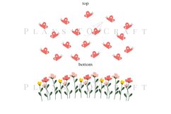 Bundle 6 Spring 40oz Tumbler Sublimation Wrap SVG Product Image 9