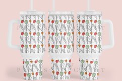 Bundle 6 Spring 40oz Tumbler Sublimation Wrap SVG Product Image 10