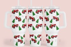 Bundle 6 Christmas 40oz Tumbler Sublimation Wrap SVG Product Image 2