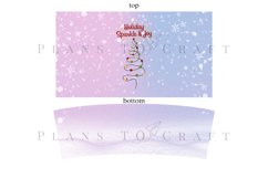 Bundle 6 Christmas 40oz Tumbler Sublimation Wrap SVG Product Image 5