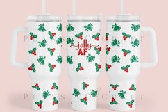 Bundle 6 Christmas 40oz Tumbler Sublimation Wrap SVG Product Image 4