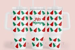 Bundle 6 Christmas 40oz Tumbler Sublimation Wrap SVG Product Image 6
