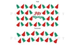 Bundle 6 Christmas 40oz Tumbler Sublimation Wrap SVG Product Image 7