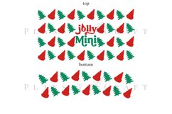 Bundle 6 Christmas 40oz Tumbler Sublimation Wrap SVG Product Image 9