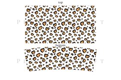 Bundle 6 Animal Print 40oz Tumbler Sublimation Wrap SVG Product Image 7