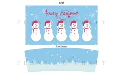 Bundle 6 Christmas 40oz Tumbler Sublimation Wrap SVG Product Image 7