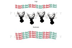 Bundle 6 Christmas 40oz Tumbler Sublimation Wrap SVG Product Image 9