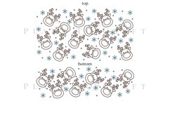 Bundle 6 Christmas 40oz Tumbler Sublimation Wrap SVG Product Image 13