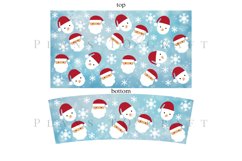 Bundle 6 Christmas 40oz Tumbler Sublimation Wrap SVG Product Image 9