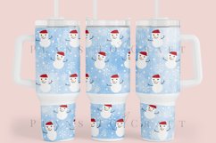 Bundle 6 Christmas 40oz Tumbler Sublimation Wrap SVG Product Image 10