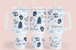 Bundle 6 Christmas 40oz Tumbler Sublimation Wrap SVG Product Image 12