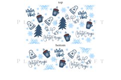 Bundle 6 Christmas 40oz Tumbler Sublimation Wrap SVG Product Image 13