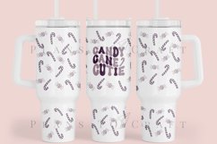 Bundle 6 Christmas 40oz Tumbler Sublimation Wrap SVG Product Image 2