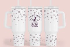Bundle 6 Christmas 40oz Tumbler Sublimation Wrap SVG Product Image 4