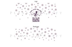 Bundle 6 Christmas 40oz Tumbler Sublimation Wrap SVG Product Image 5