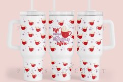 Bundle 6 Christmas 40oz Tumbler Sublimation Wrap SVG Product Image 6