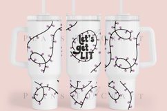 Bundle 6 Christmas 40oz Tumbler Sublimation Wrap SVG Product Image 8