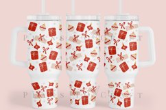 Bundle 6 Christmas 40oz Tumbler Sublimation Wrap SVG Product Image 6