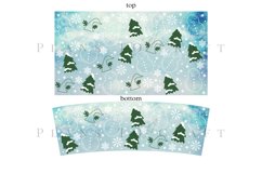 Bundle 6 Christmas 40oz Tumbler Sublimation Wrap SVG Product Image 11