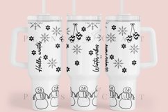 Bundle 6 Christmas 40oz Tumbler Sublimation Wrap SVG Product Image 12