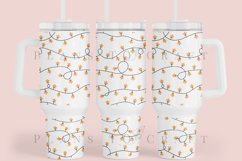 Bundle 6 Christmas 40oz Tumbler Sublimation Wrap SVG Product Image 4
