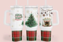 Bundle 6 Christmas 40oz Tumbler Sublimation Wrap SVG Product Image 12