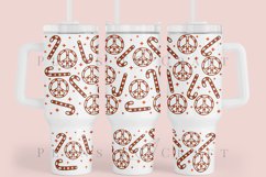 Bundle 6 Christmas 40oz Tumbler Sublimation Wrap SVG Product Image 12