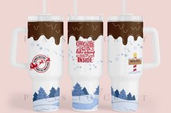 Bundle 6 Christmas 40oz Tumbler Sublimation Wrap SVG Product Image 4