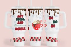 Bundle 6 Christmas 40oz Tumbler Sublimation Wrap SVG Product Image 6