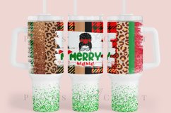 Bundle 6 Christmas 40oz Tumbler Sublimation Wrap SVG Product Image 12